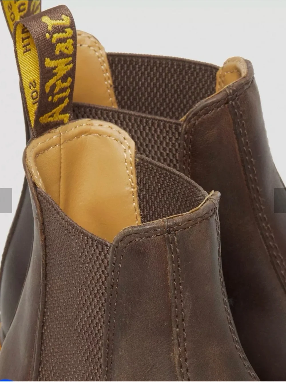 Dr. Martens Brown Leather Chelsea Boot - Picture 2 of 7